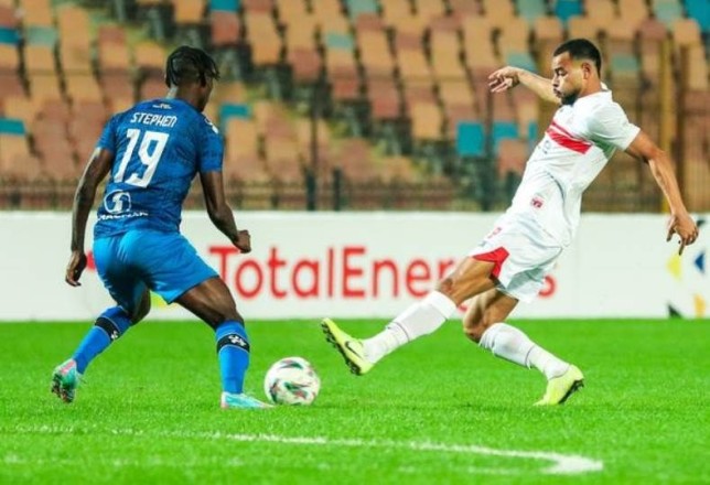 الزمالك يضرب بلاك بولز بثنائية في الكونفدرالية