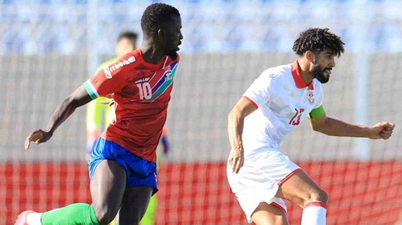 منتخب تونس يتعثر أمام منتخب جامبيا