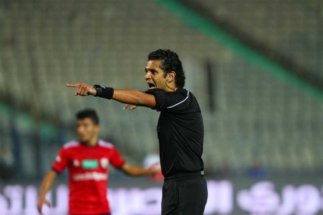 الغندور يتوجه إلى تونس لإدارة مباراة الترجي وشبيبة العمران