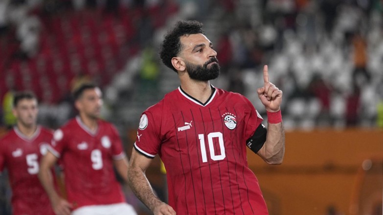 محمد صلاح يشارك في تدريبات منتخب مصر