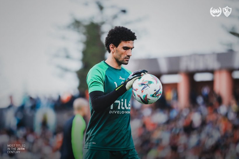 محمد عواد يحرس عرين الزمالك في مباراة بلدية المحلة