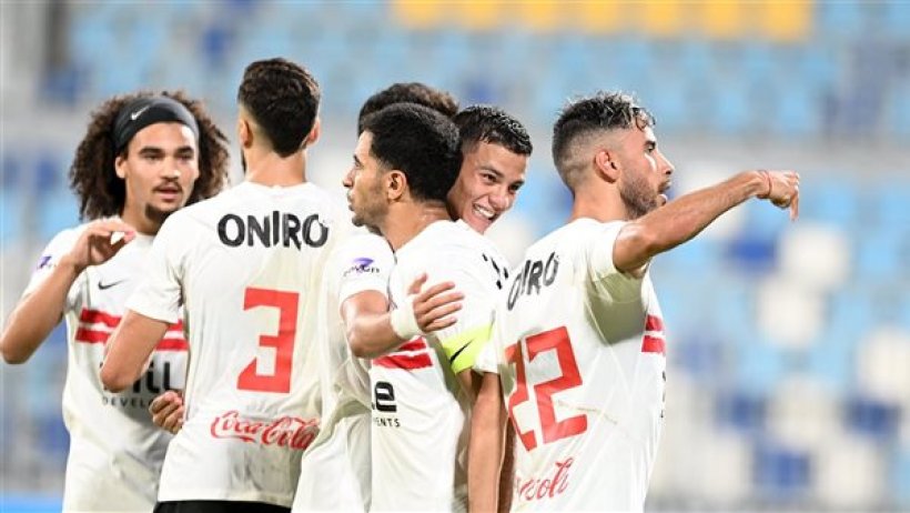 طاقم تحكيم مباراة الزمالك وبلدية المحلة في كأس مصر