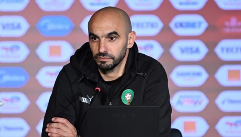 الركراكي: نحترم منافسنا ومراحل خروج المغلوب لا تحتمل أي أخطاء