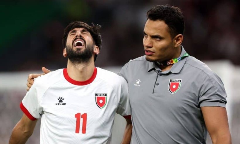 النعيمات يغيب عن منتخب الأردن في كأس العالم بسبب الإصابة